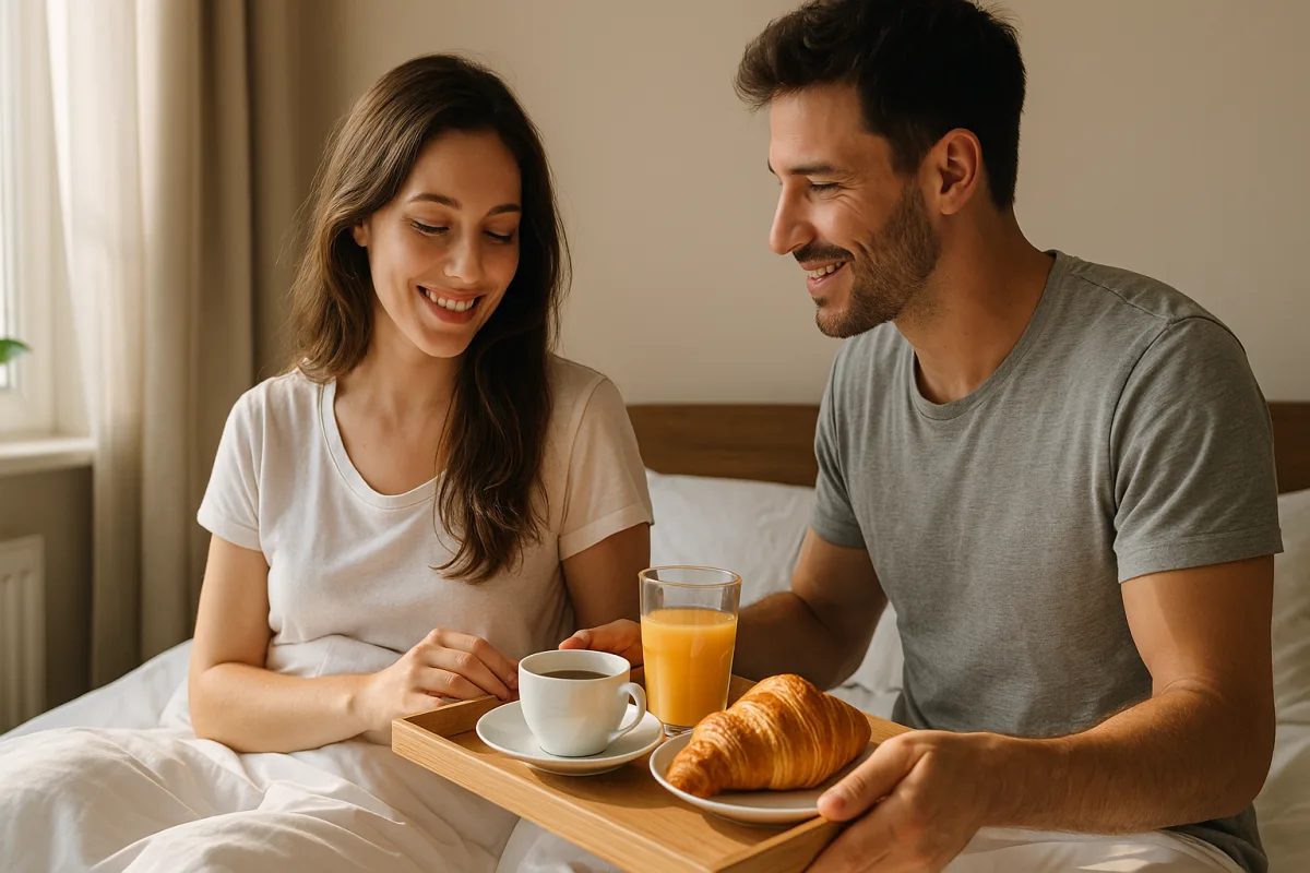 Buongiorno romantico per lei: crea una routine che rafforza la vostra complicità