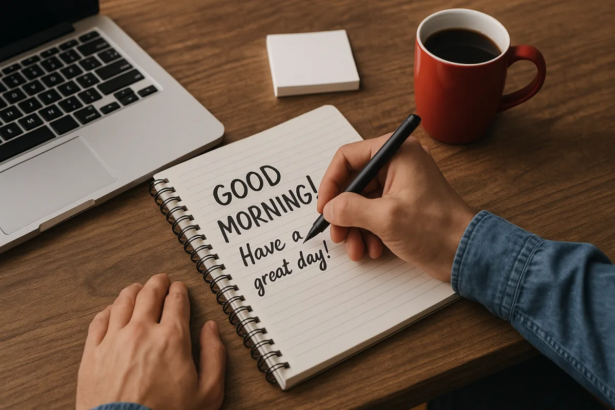 Come si scrive un buongiorno davvero motivante? Gli errori da evitare per non risultare ripetitivi