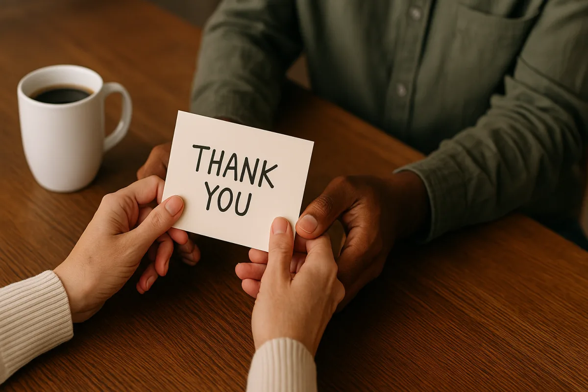 Auguri di ringraziamento sinceri: formule efficaci che rafforzano ogni relazione