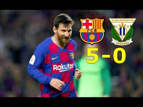 Barcelona vs Leganes (5-0) ? Messi & Griezmann / All Goals Highlights Resumen y Goles 2020