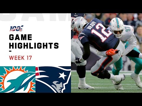 Dolphins vs. Patriots Week 17 Highlights | NFL 2019