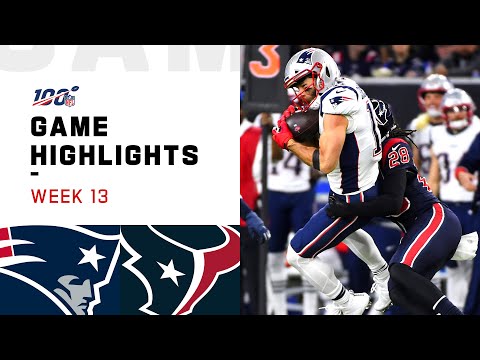 Patriots vs. Texans Week 13 Highlights | NFL 2019