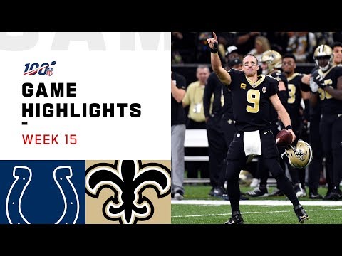 Colts vs. Saints Week 15 Highlights | NFL 2019