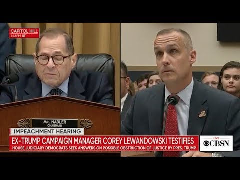 Corey Lewandowski testifies at impeachment hearing before congress, live stream