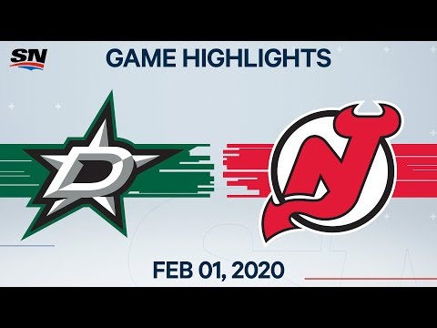 NHL Highlights | Dallas Stars vs. New Jersey Devils – Feb. 1, 2020