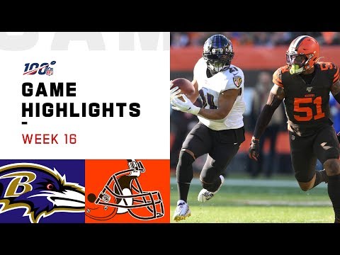 Ravens vs. Browns Week 16 Highlights | NFL 2019