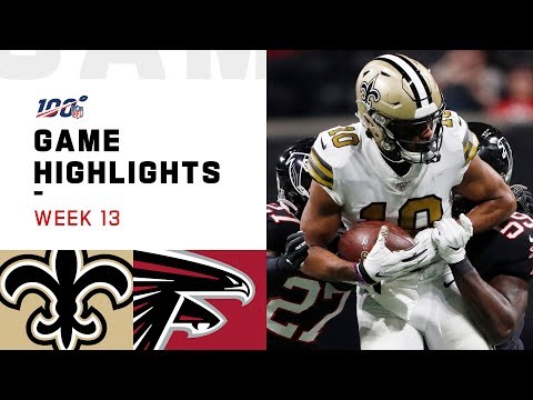 Saints vs. Falcons Week 13 Highlights | NFL 2019