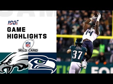 Seahawks vs. Eagles Wild Card Round Highlights | NFL 2019 Playoffs