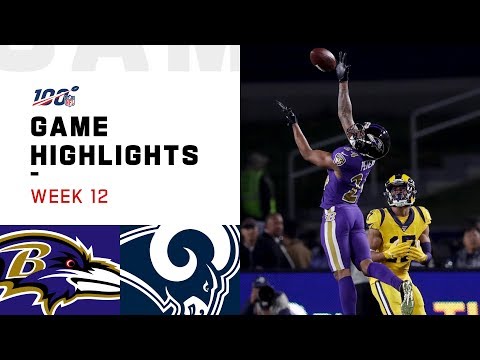 Ravens vs. Rams Week 12 Highlights | NFL 2019