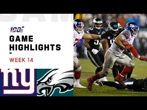 Giants vs. Eagles Week 14 Highlights | NFL 2019