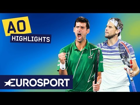 Novak Djokovic vs Dominic Thiem Extended Highlights | Australian Open 2020 Final | Eurosport