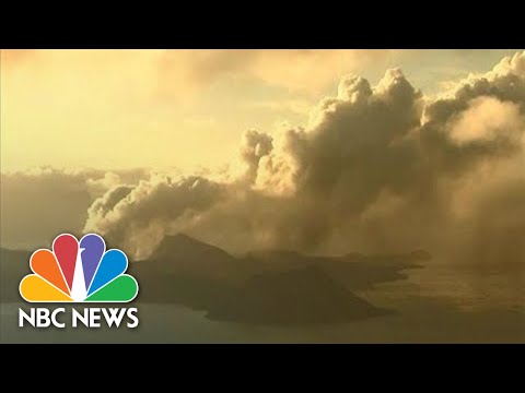 Ash Gushes From Philippines Volcano | NBC News (Live Stream Recording)