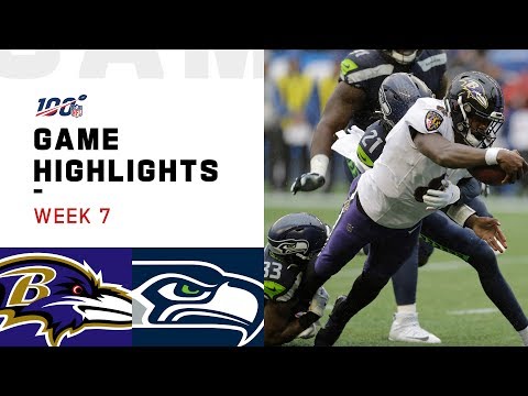 Ravens vs. Seahawks Week 7 Highlights | NFL 2019