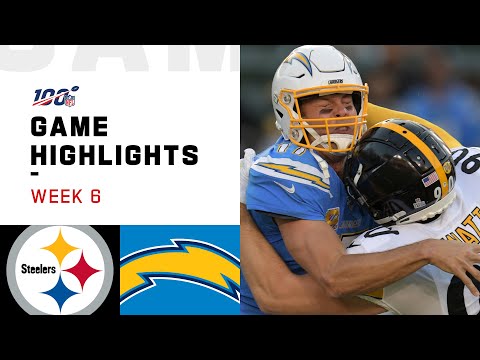 Steelers vs. Chargers Week 6 Highlights | NFL 2019