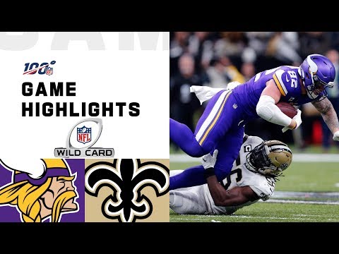 Vikings vs. Saints Wild Card Round Highlights | NFL 2019 Playoffs