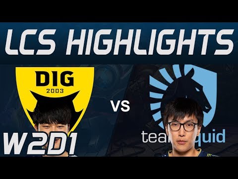DIG vs TL Highlights LCS Spring 2020 W2D1 Dignitas vs Team Liquid LCS Highlights 2020 by Onivia