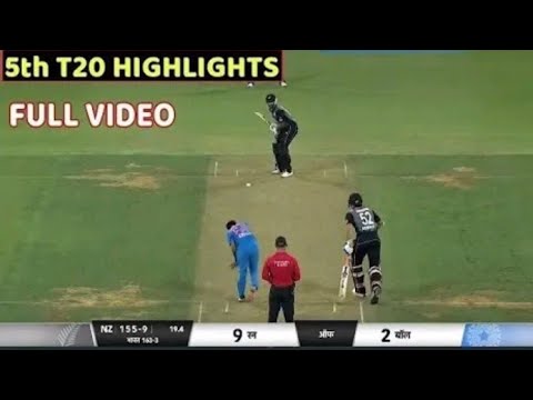 India vs New Zealand 5th T20 match full Highlights