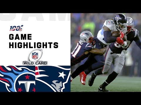 Titans vs. Patriots Wild Card Round Highlights | NFL 2019 Playoffs