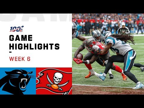 Panthers vs. Buccaneers Week 6 Highlights | NFL 2019