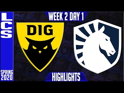 DIG vs TL Highlights | LCS Spring 2020 W2D1 | Dignitas vs Team Liquid